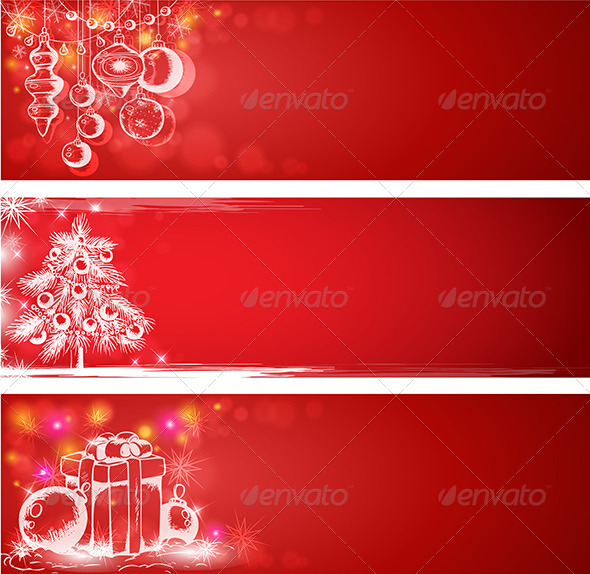Red Christmas Background - Christmas Seasons/Holidays