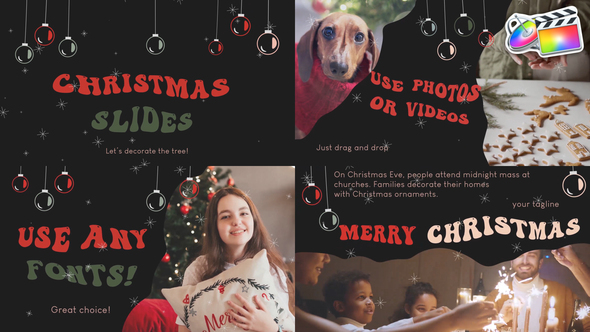 Christmas Greeting Scenes for FCPX