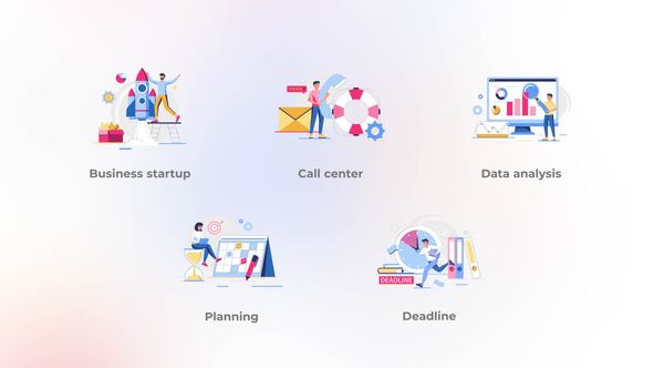 Business startup - Сartoon concept