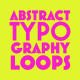 Abstract Typography Loops - VideoHive Item for Sale