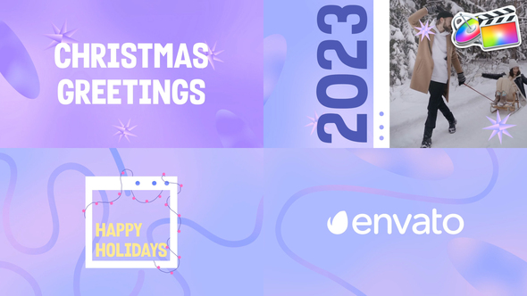 Christmas And New Year Greetings for FCPX