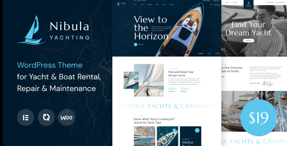 Nibula – Boat & Yacht WordPress Theme