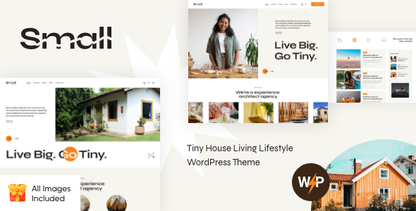 Small  Tiny House Living Lifestyle WordPress Theme