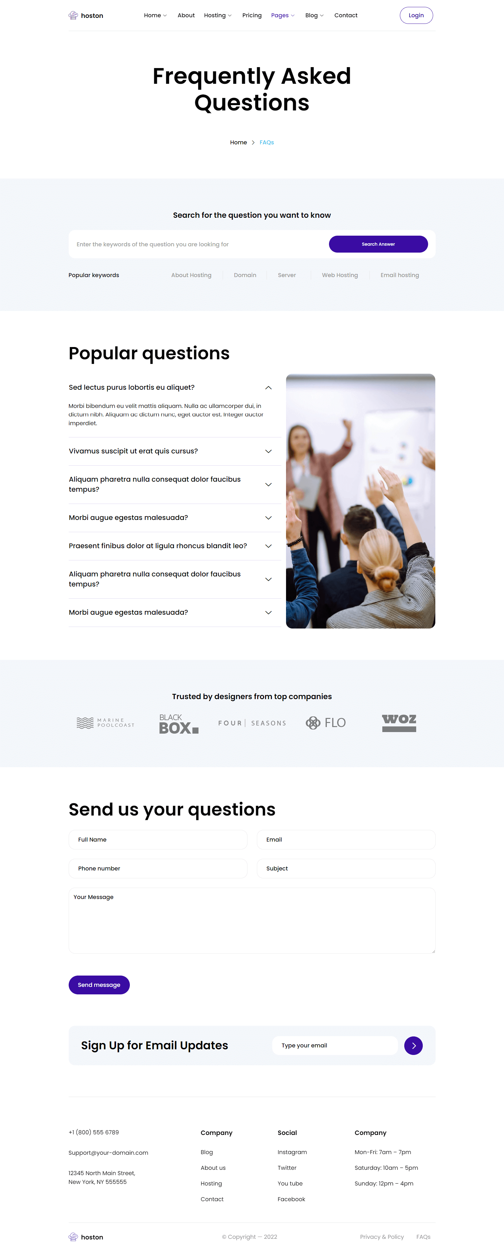 Hoston - Web Hosting & Cloud Elementor Template Kit by balcom_soft