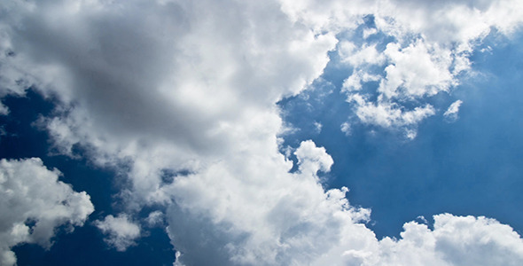Clouds At High Noon Time Lapse, Stock Footage | VideoHive