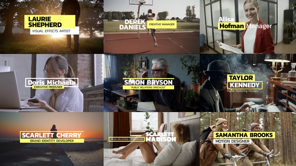 Lower Thirds | After Effects Elements template preview