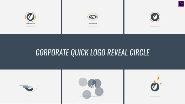 Corporate Quick Logo Reveal Circle Premiere Pro
