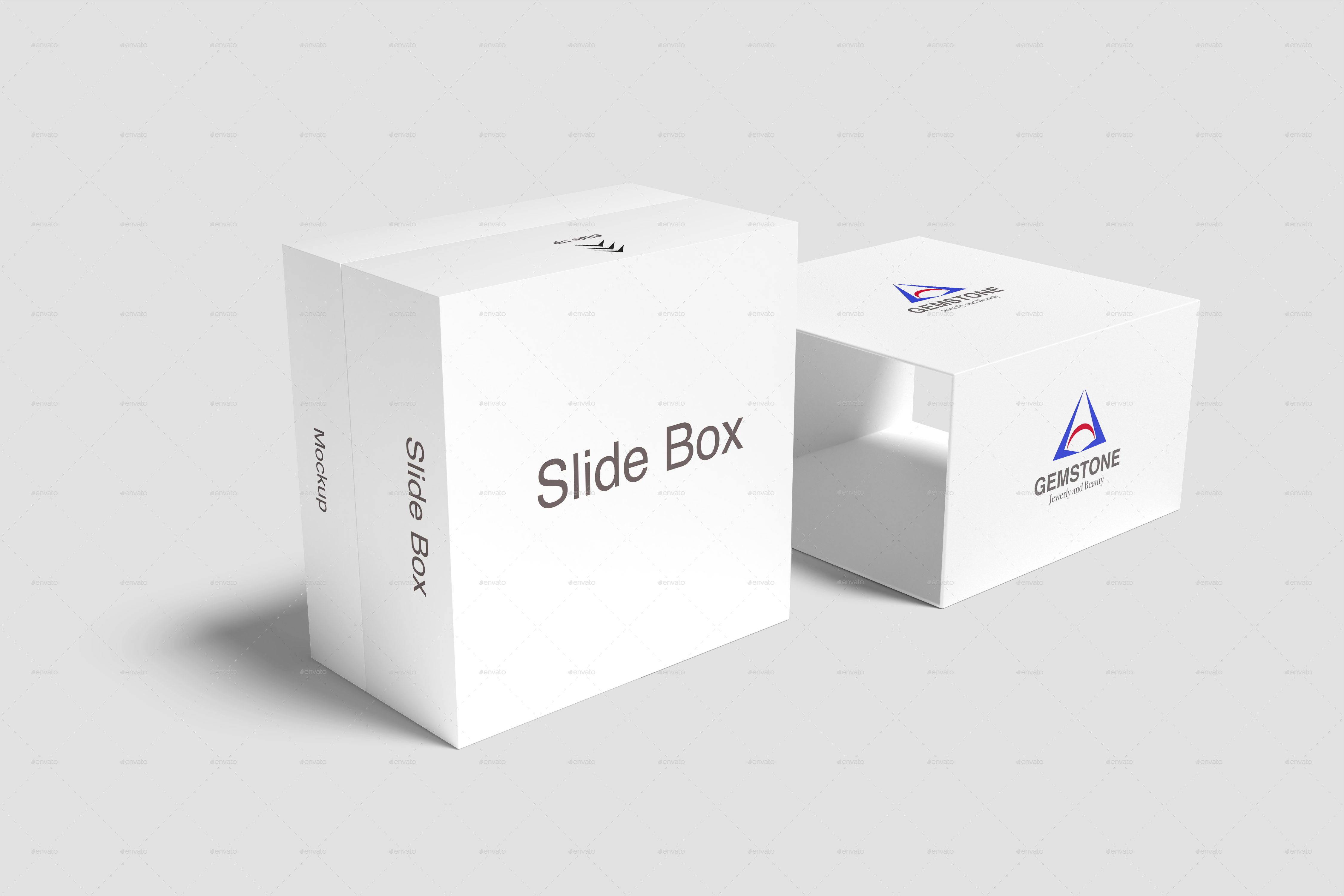 Slide Box Mockup, Graphics | GraphicRiver