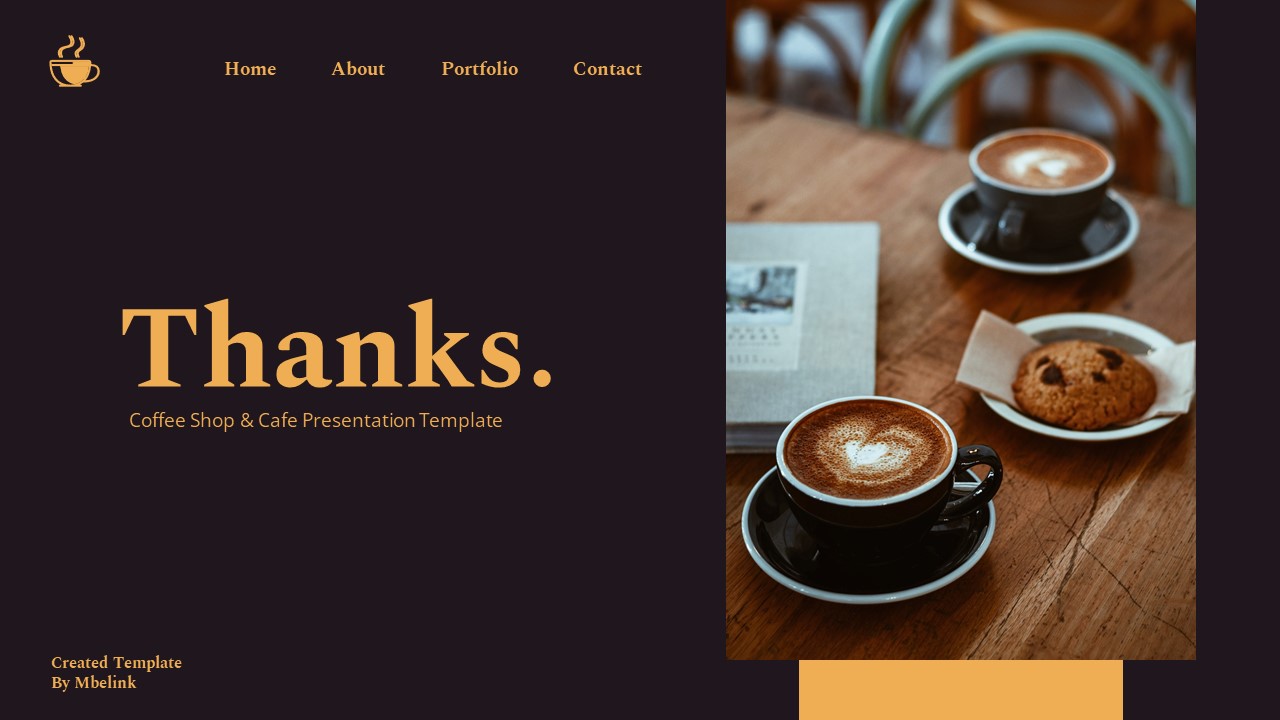 Basecoffe - Coffe & Cafe Shop Powerpoint Template, Presentation Templates