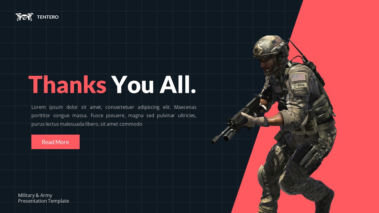 Tentero - Military & Army Google Slides Template, Presentation Templates