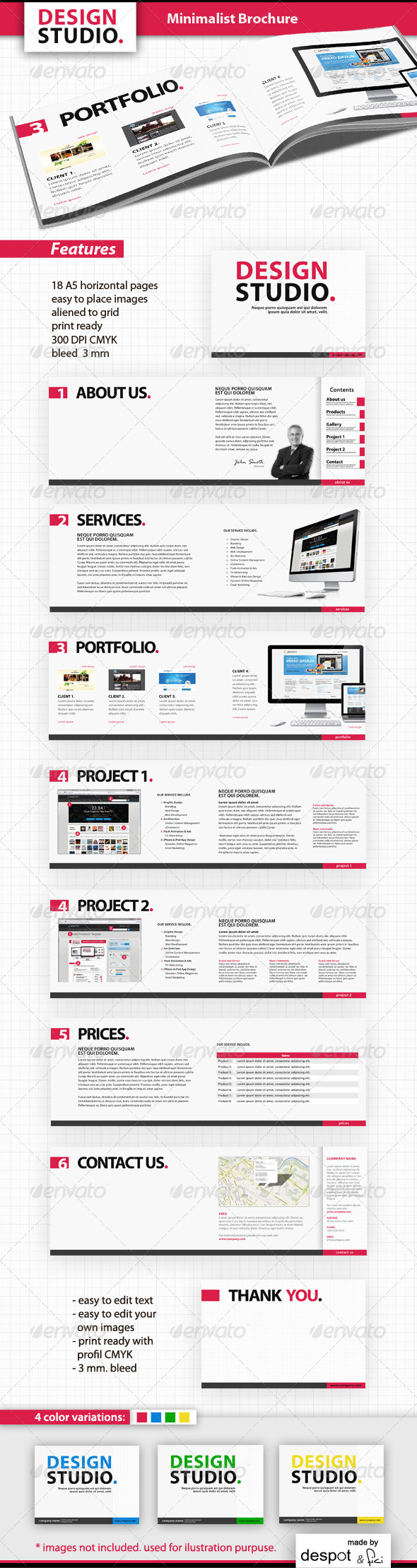 Minimalist Brochure - Corporate Brochures