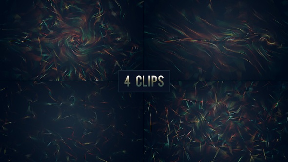 Dark Vibrant Backgrounds - 4 Clips - HD