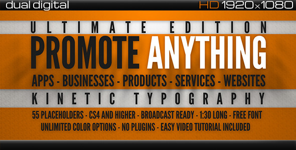 Promote Anything - Ultimate Typograpy Promo