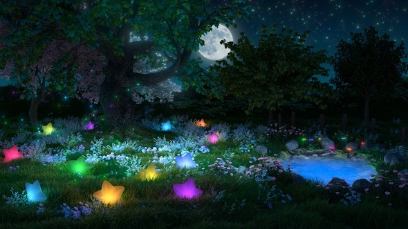 Relaxing Place in Fantasy Nature alt