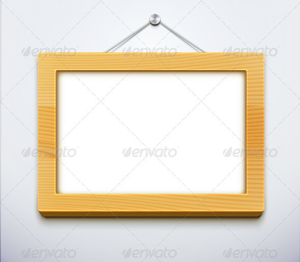 Wooden Frame - Borders Decorative