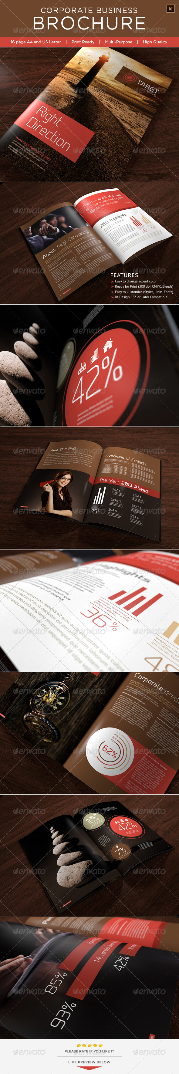 Corporate Business Brochure - Brochures Print Templates