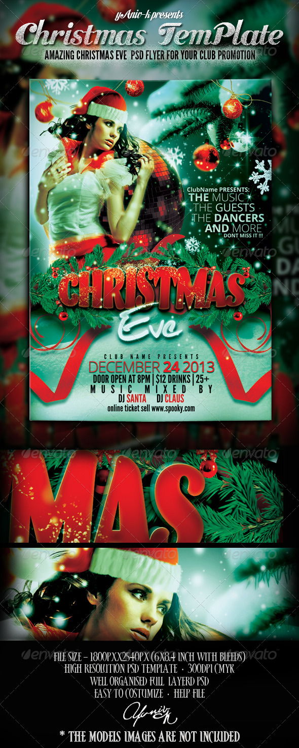 Christmas Eve Flyer Template - Events Flyers