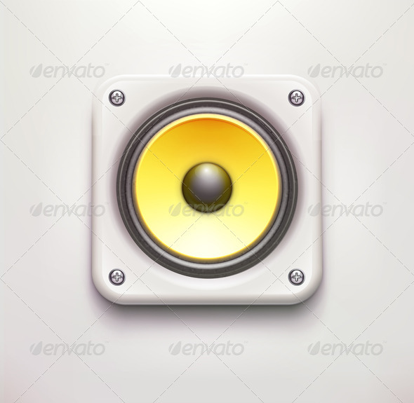 Sound Loud Speaker - Web Elements Vectors