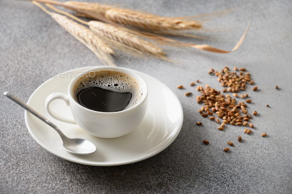 Wheat Picker Espresso Cup & Saucer