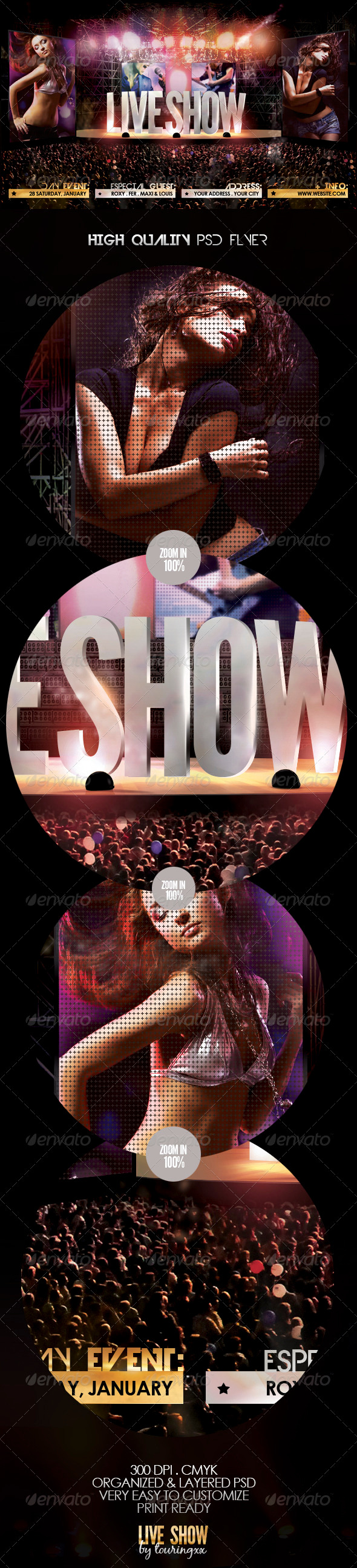 Live Show Flyer Template - Events Flyers