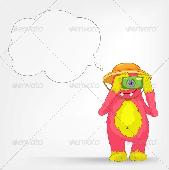 Funny Monster - Tourist Photographer - Monsters Characters
