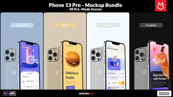Phone App Promo | Phone 13 Mockup Bundle