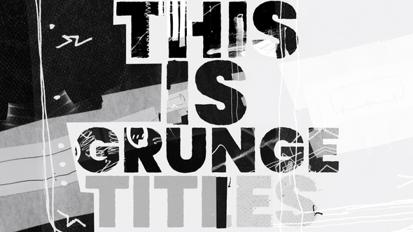 Grunge Titles Presets, After Effects Project Files | VideoHive