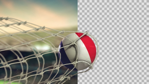 Soccer Ball Scoring Goal Day - France