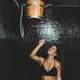 Beautiful Woman Under the Ice Cold Shower Bucket - PhotoDune Item for Sale