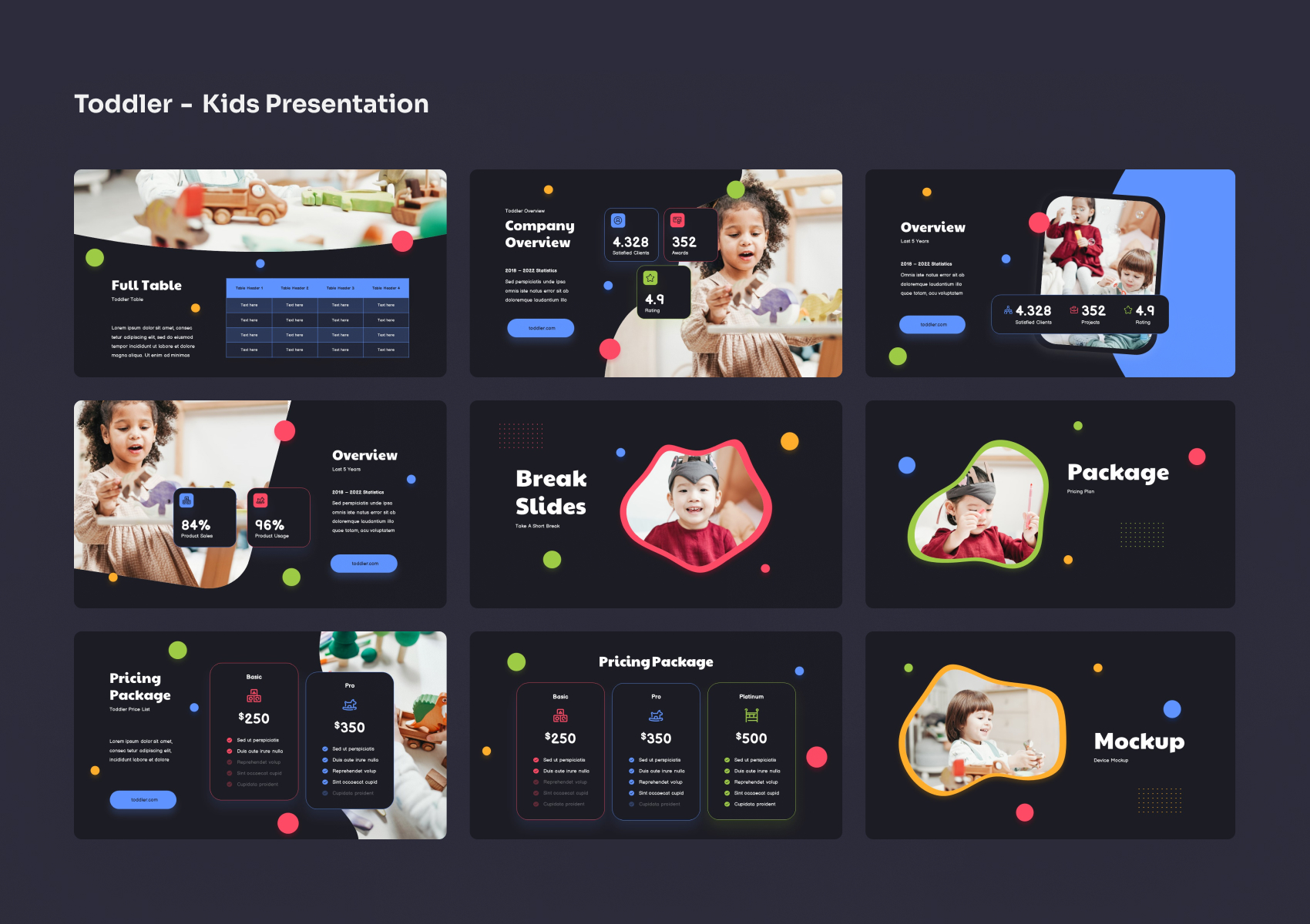 Toddler - Kids PowerPoint Presentation, Presentation Templates ...