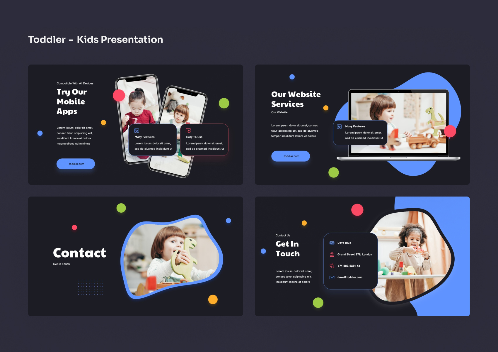 Toddler - Kids PowerPoint Presentation, Presentation Templates ...