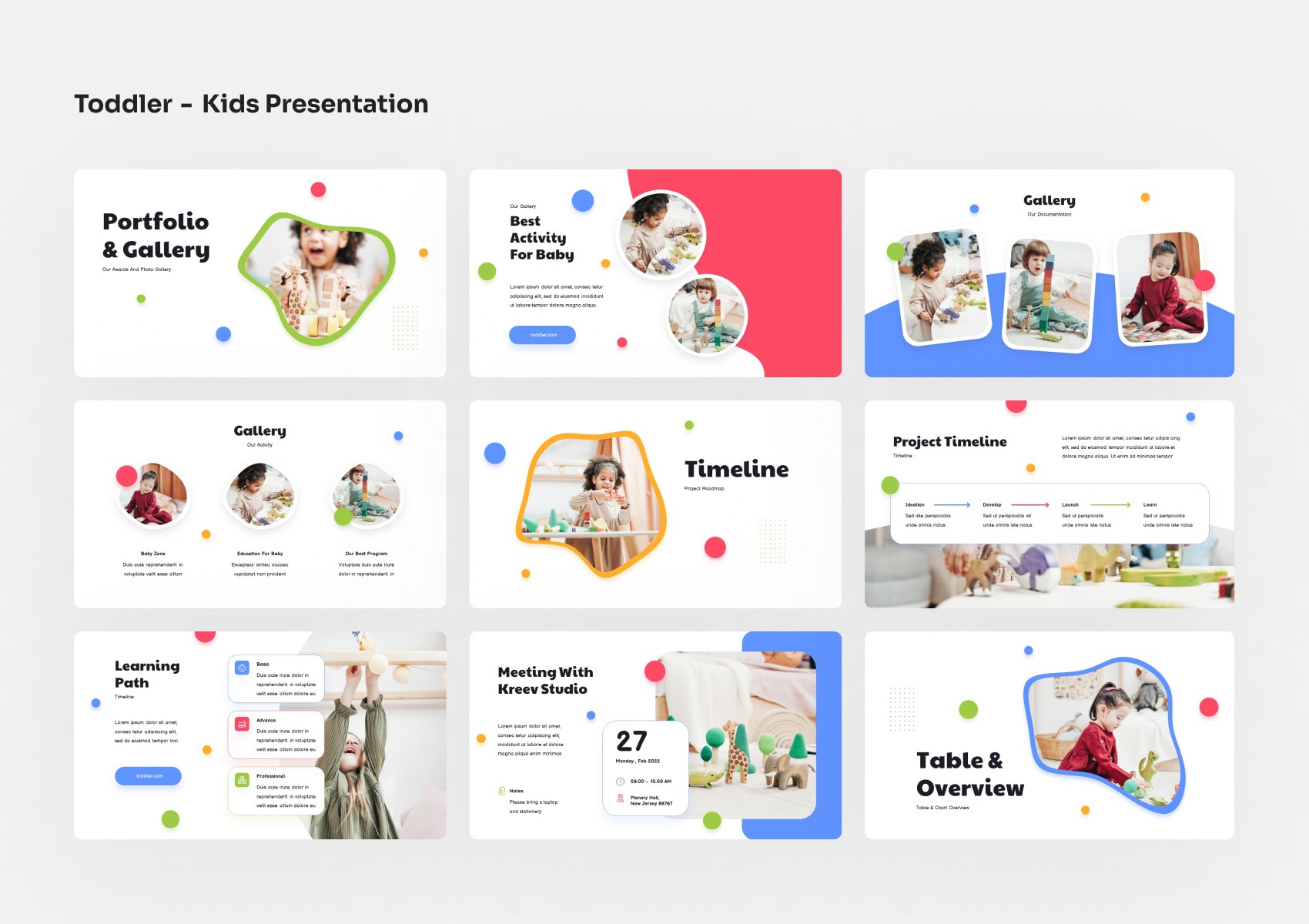 Toddler - Kids PowerPoint Presentation, Presentation Templates ...