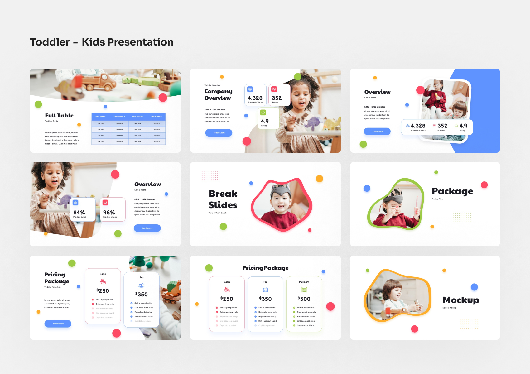 Toddler - Kids PowerPoint Presentation, Presentation Templates ...