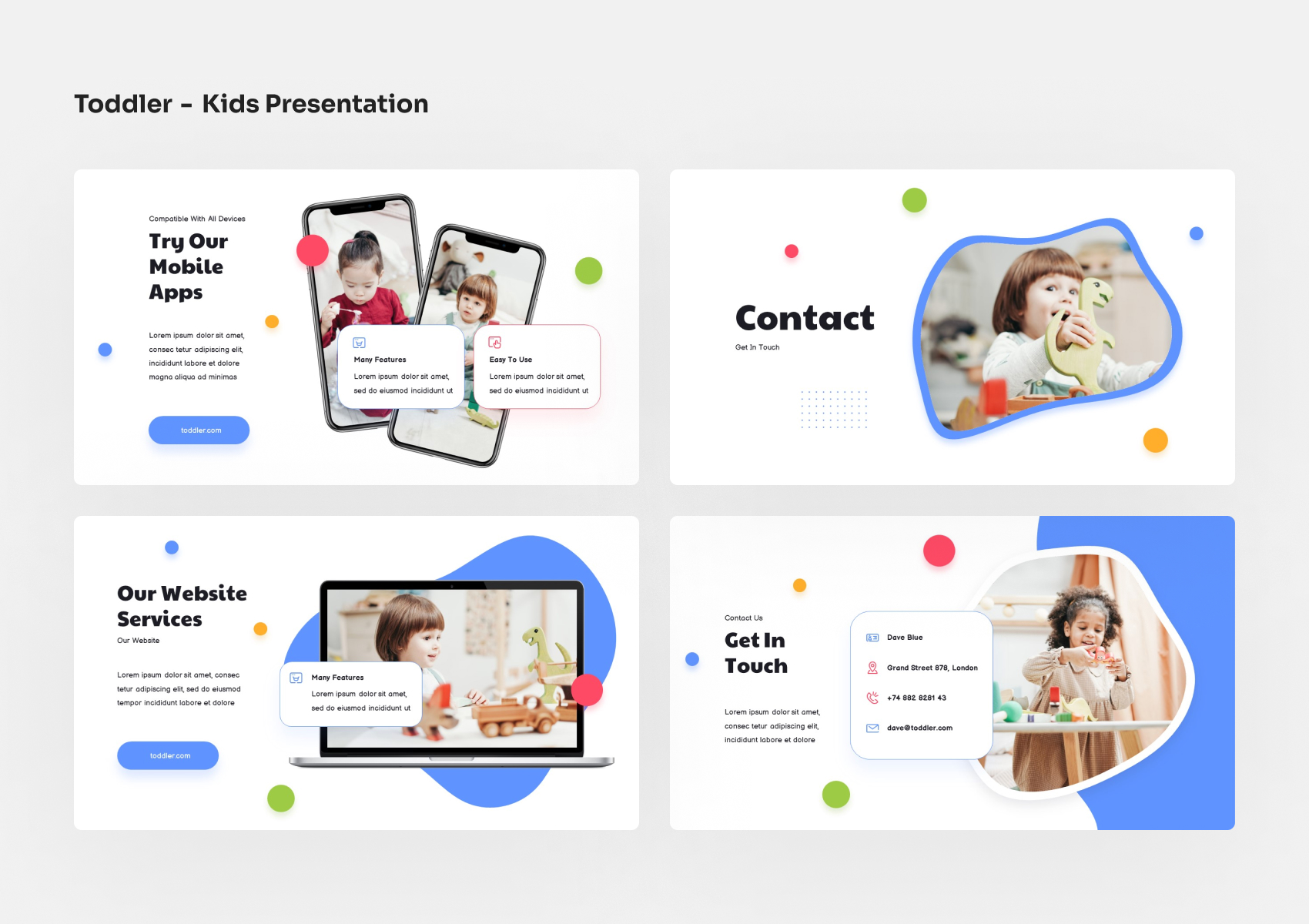 Toddler - Kids PowerPoint Presentation, Presentation Templates ...