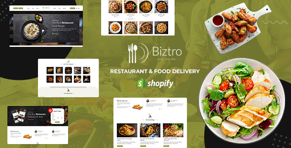 Biztro – Food Store & Delivery Shopify theme