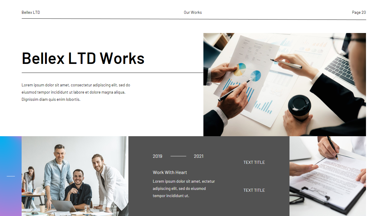 Bellex - Modern Business Company Profile, Presentation Templates ...