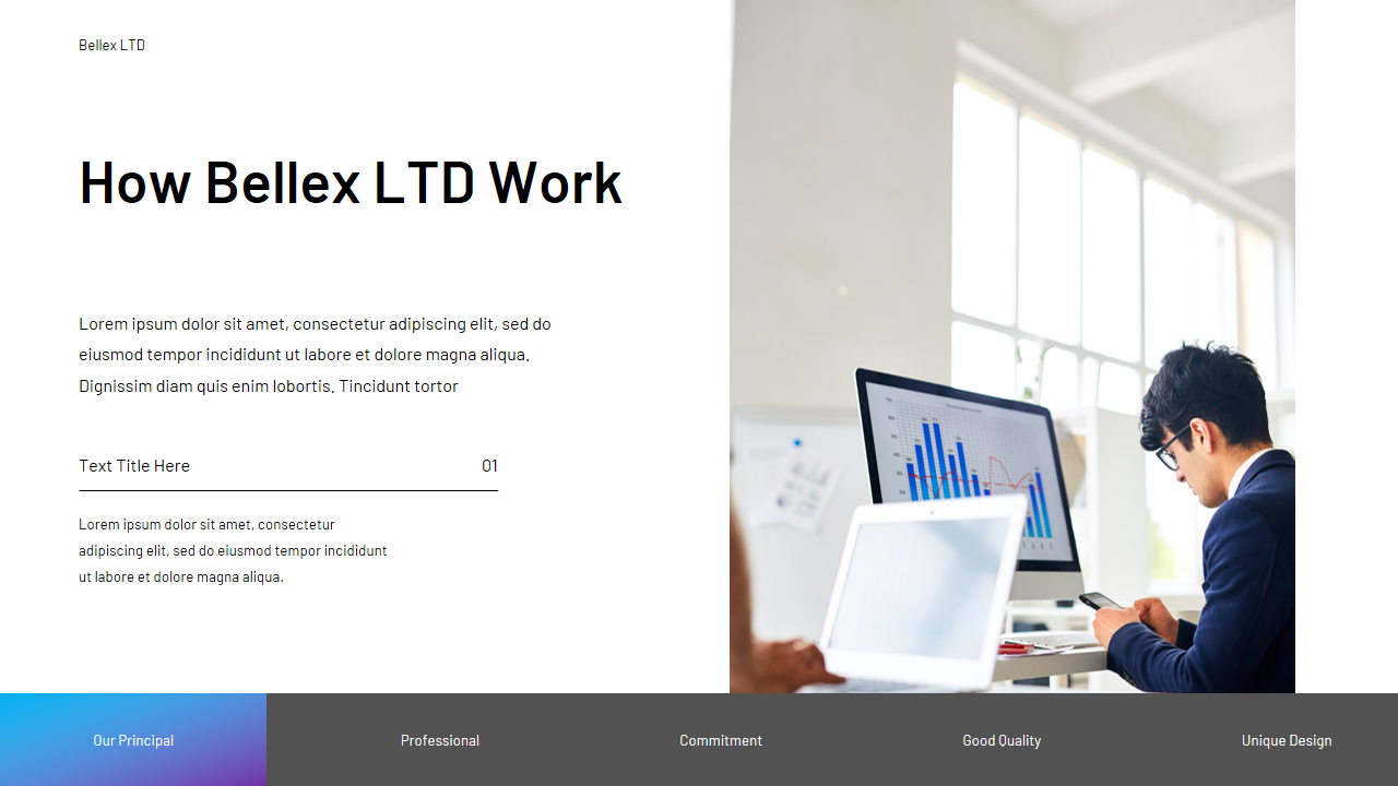 Bellex - Modern Business Company Profile by kuncreative | GraphicRiver