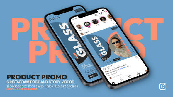 Product Promo Social Post & Story Product Promo template preview