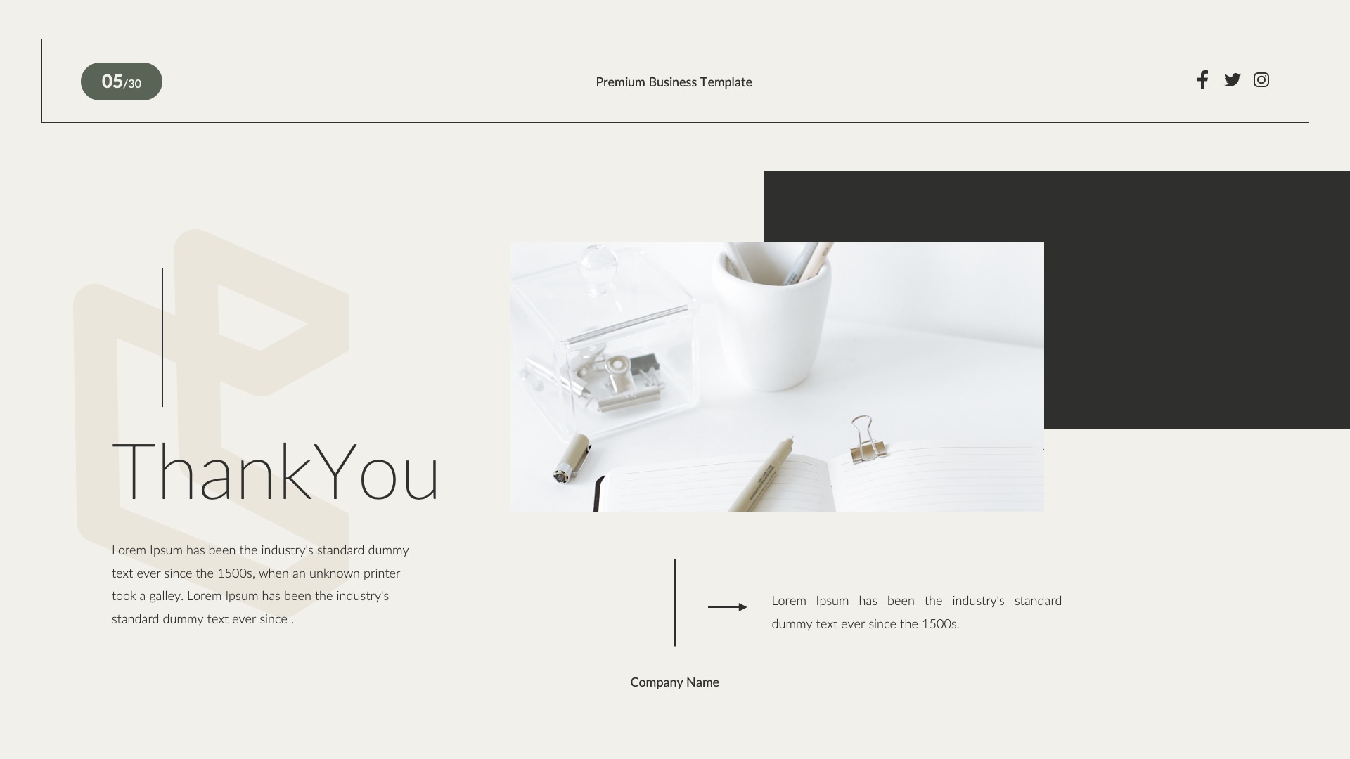 Barooh - Business Google Slides Template, Presentation Templates ...
