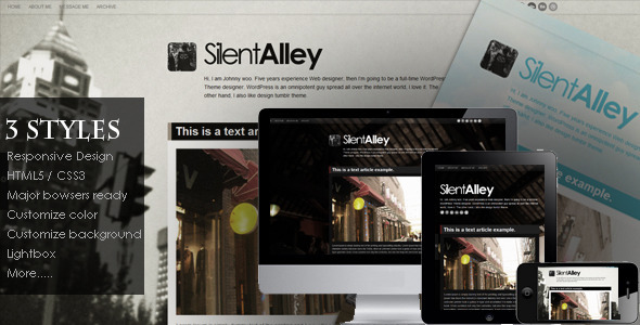 Silent Alley - ThemeForest 3331664