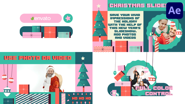 Christmas And New Year Slideshow for After Effects