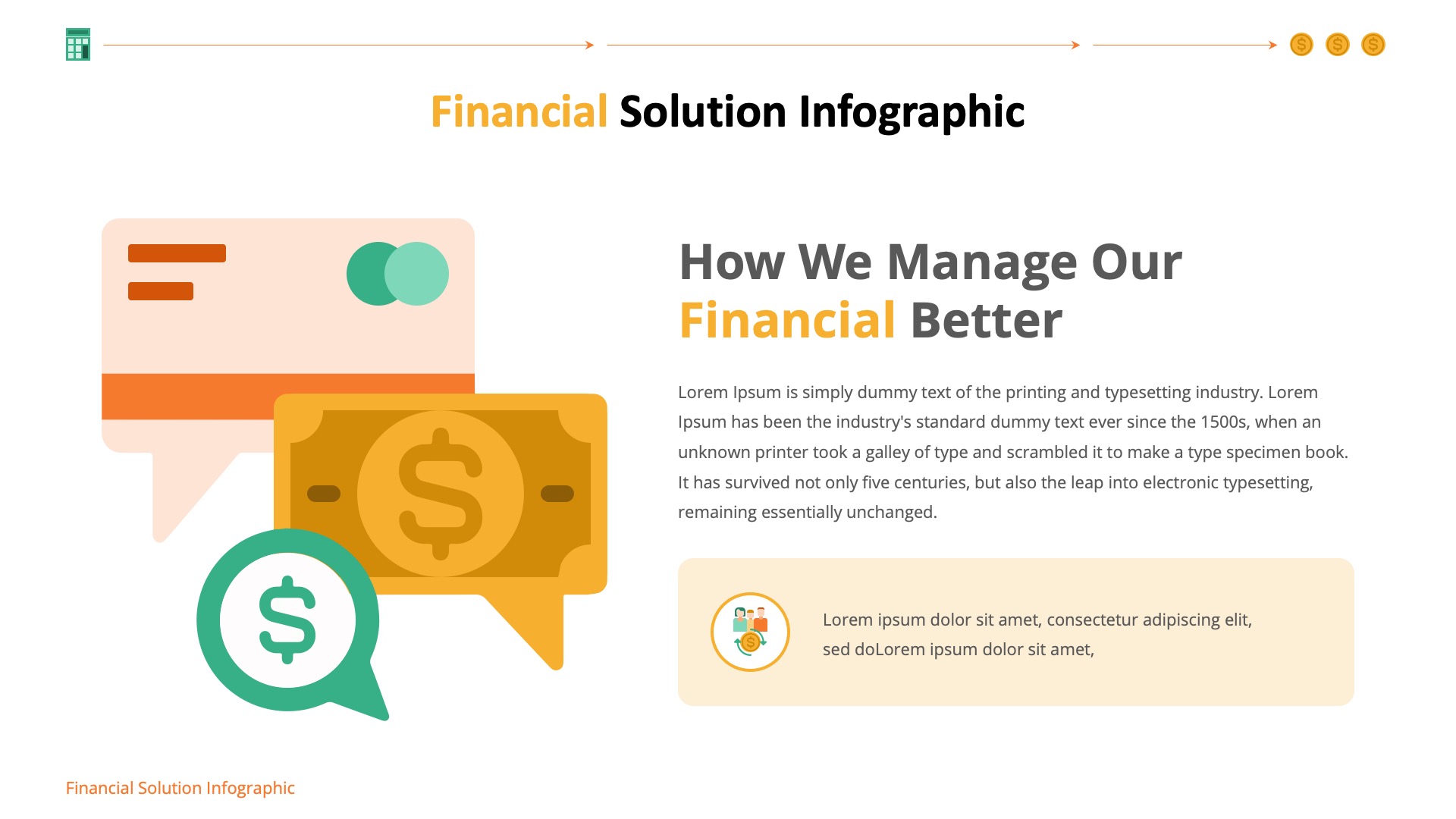 Financial Infographic Powerpoint Template, Presentation Templates 