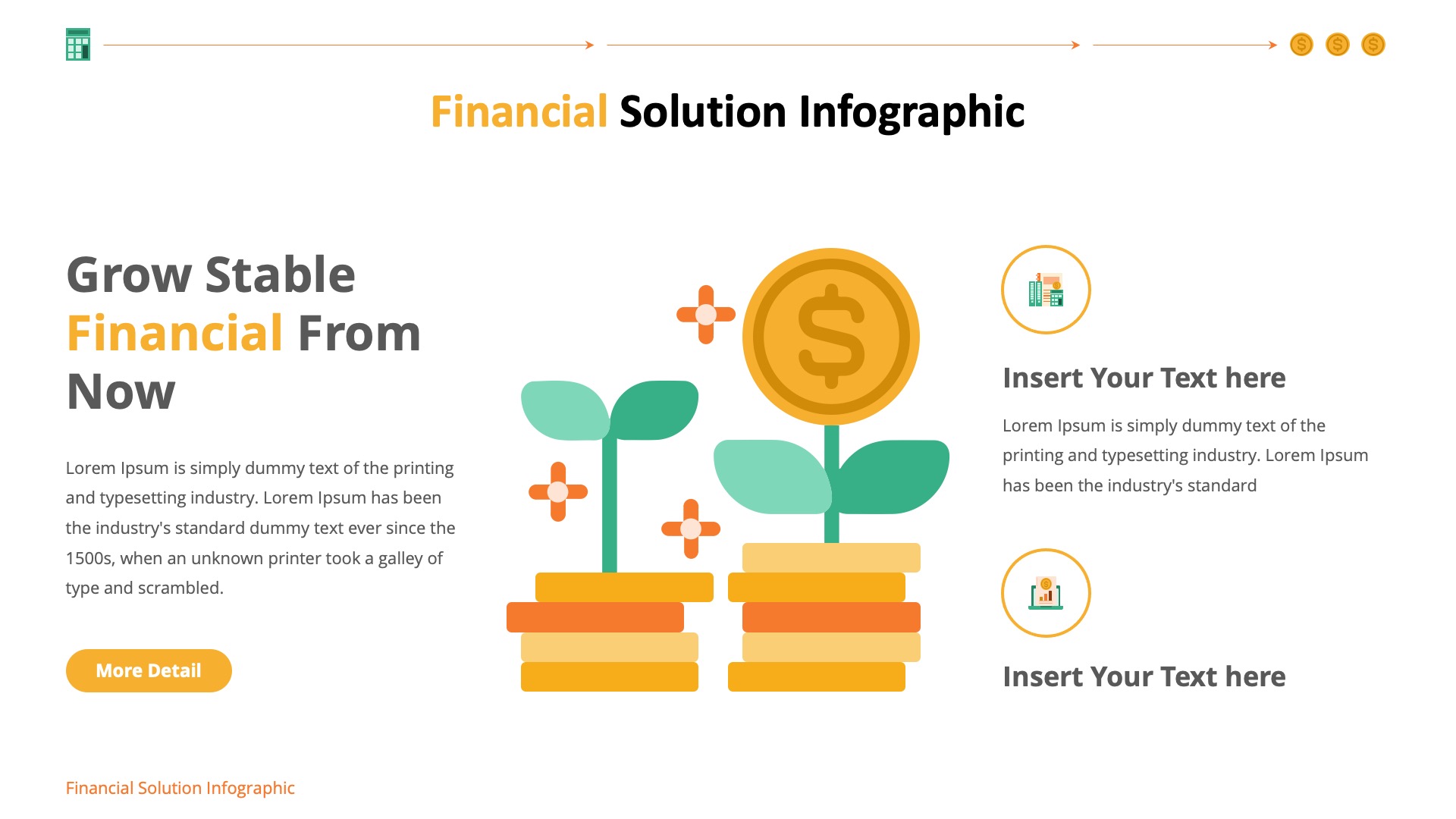 Financial Infographic Keynote Template, Presentation Templates ...
