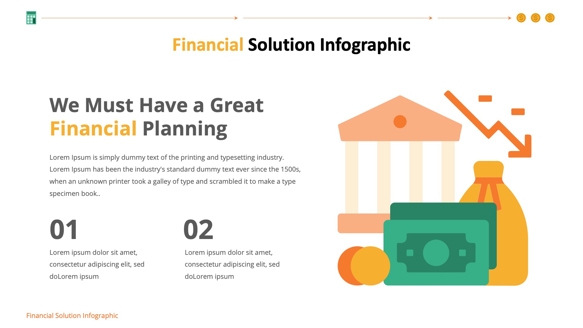 Financial Infographic Keynote Template, Presentation Templates ...