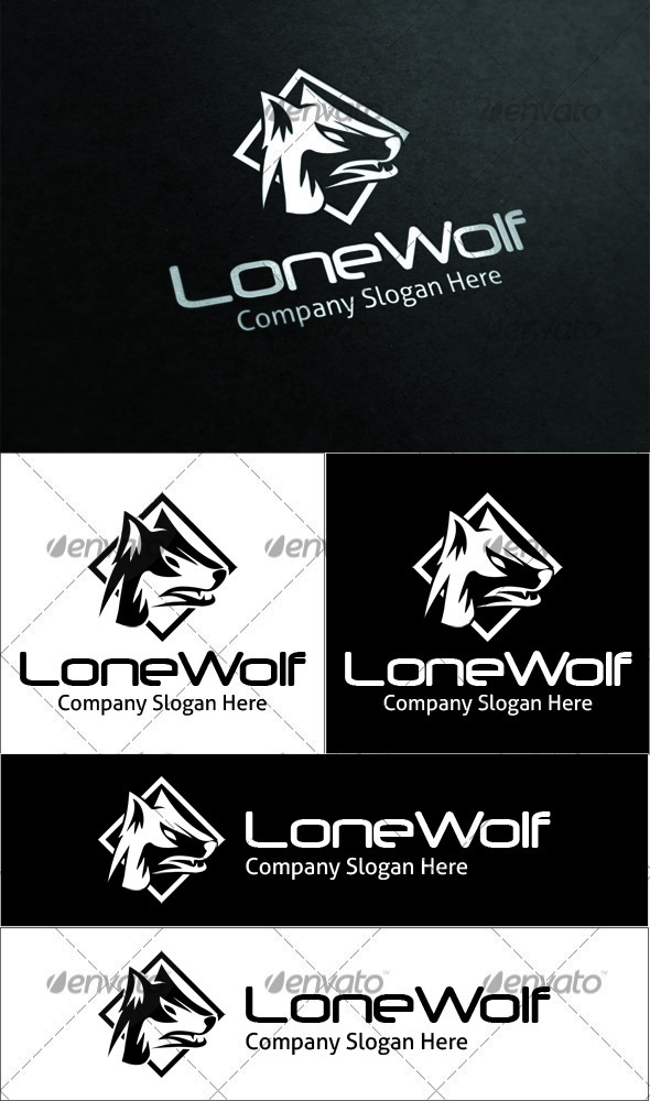 Lone Wolf Logo By Orsted46 Graphicriver