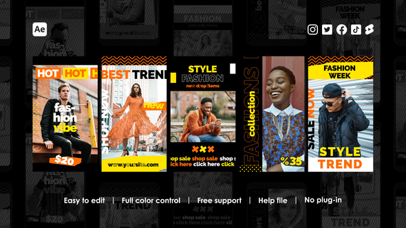 Collection Instagram Stories Product Promo template preview