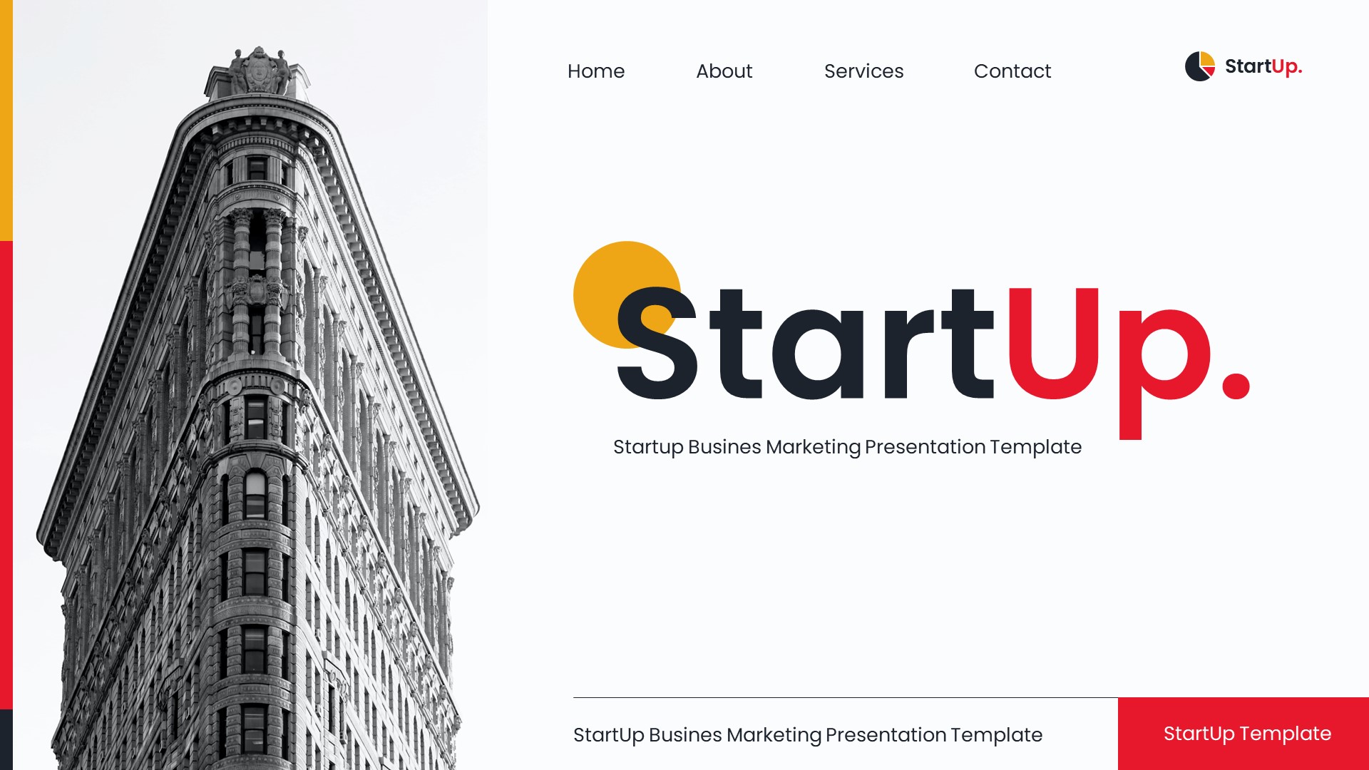 StartUp - Business Marketing Google Slides Template, Presentation Templates
