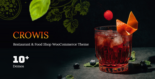 Crowis – Restaurant & Fast Food WooCommerce WordPress Theme