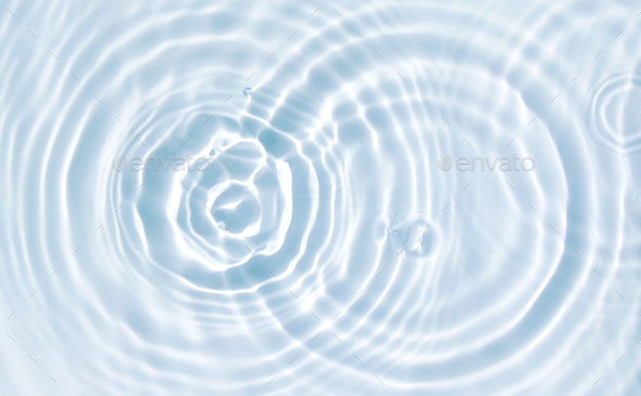 water texture ripples wave clean transparent water abstract background - Stock Photo - Images