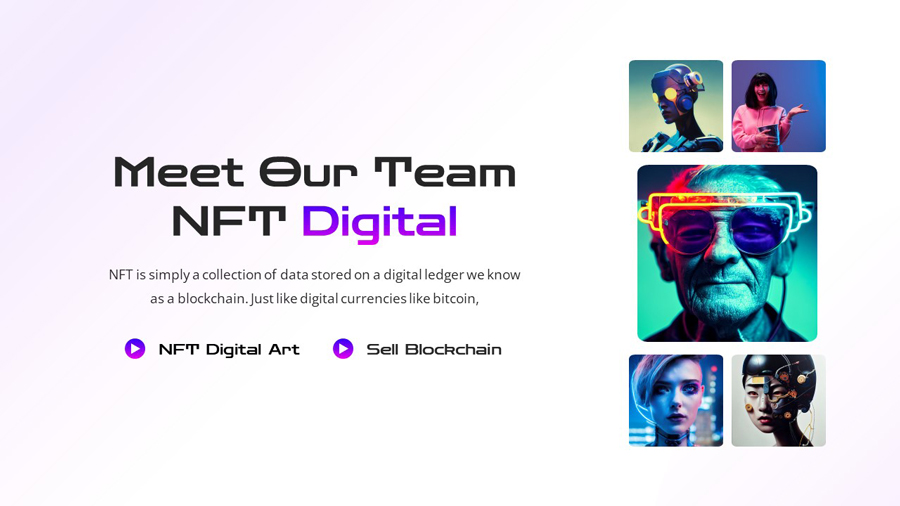 NFT Super Project Keynote Template by mitacutstudio | GraphicRiver